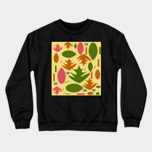 Leaf shapes Crewneck Sweatshirt